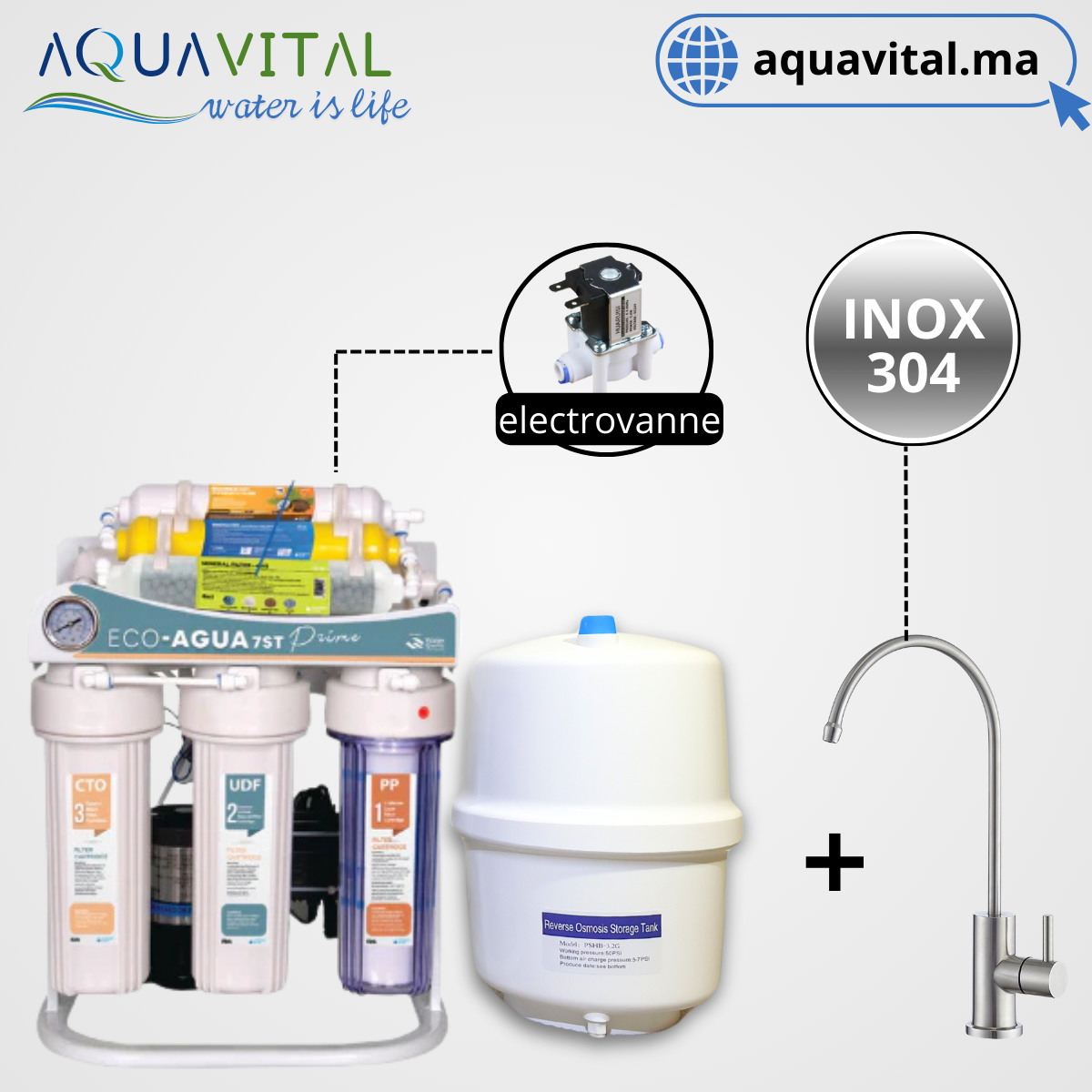 ECOAGUA 7ST (avec support)